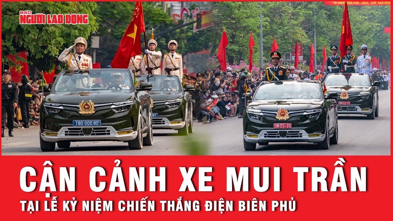 Xe mui trần phục vụ lễ kỷ niệm 70 năm Chiến thắng Điện Biên Phủ có gì đặc biệt? | Tin tức