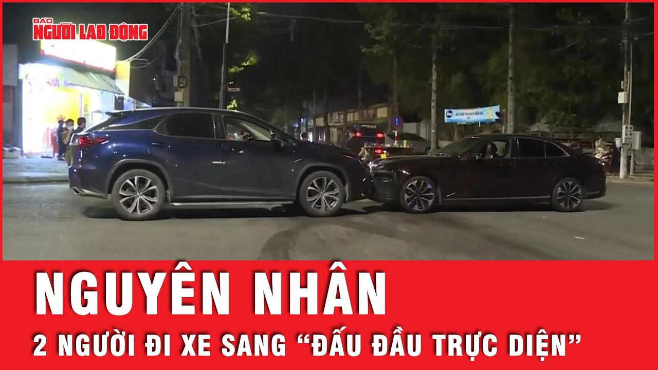 Hé lộ tình tiết bất ngờ vụ xe Lexus cố tình tông trực diện vào ô tô khác | Tin tức