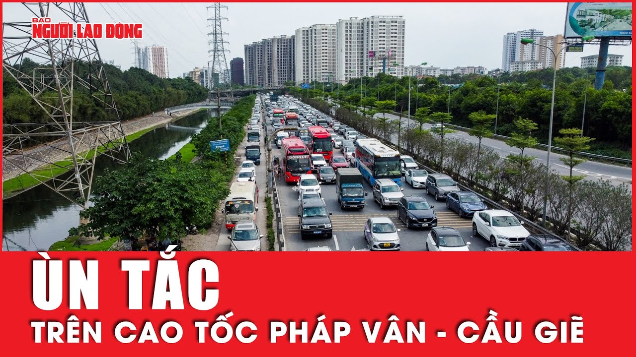 Cao tốc Pháp Vân - Cầu Giẽ ùn tắc 2km chiều mùng 3 Tết do người dân trở lại Hà Nội sớm | Tin nhanh