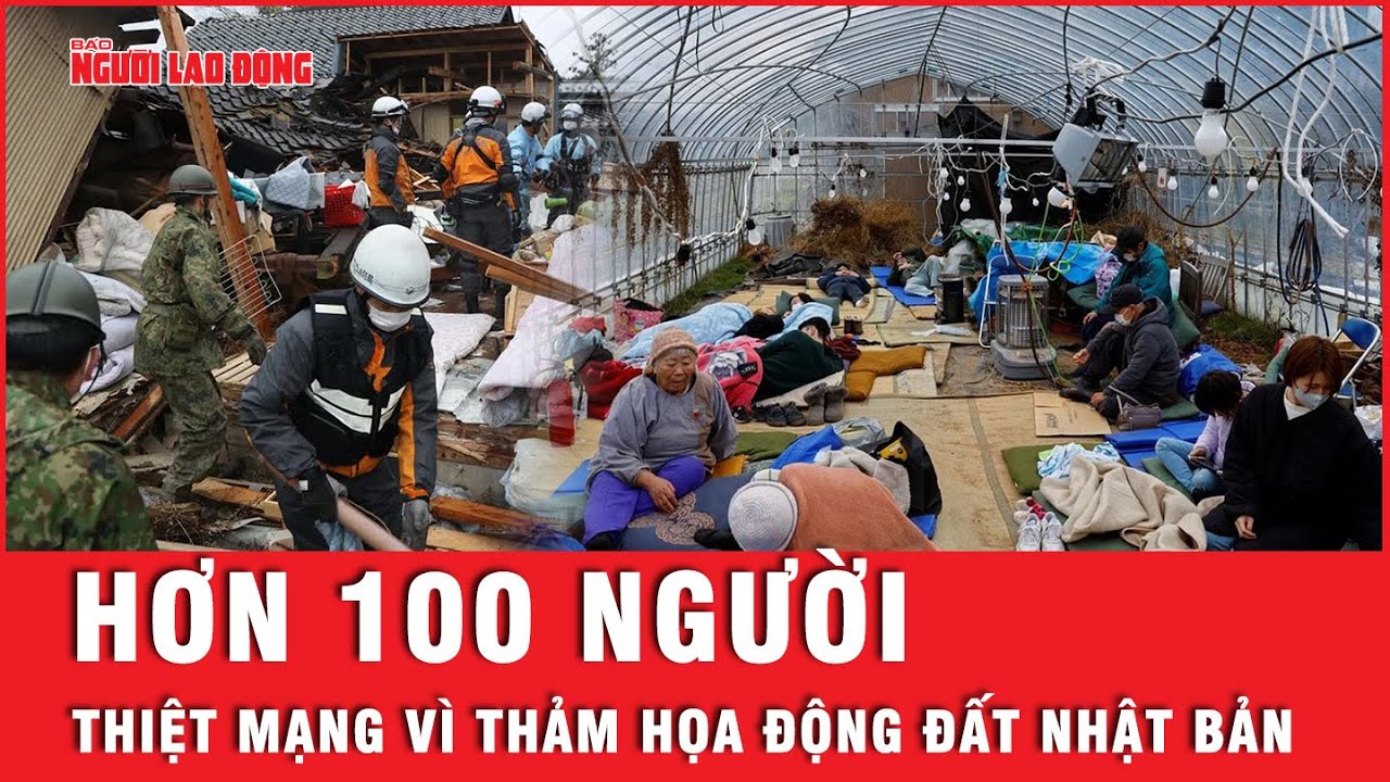 Nhói lòng số người thiệt mạng trong thảm họa động đất Nhật Bản vẫn tăng lên từng ngày