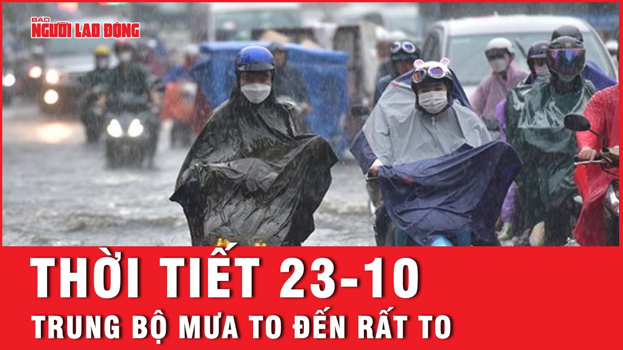 Miền Trung mưa to đến rất to, cảnh báo lốc sét mưa đá | Tin tức