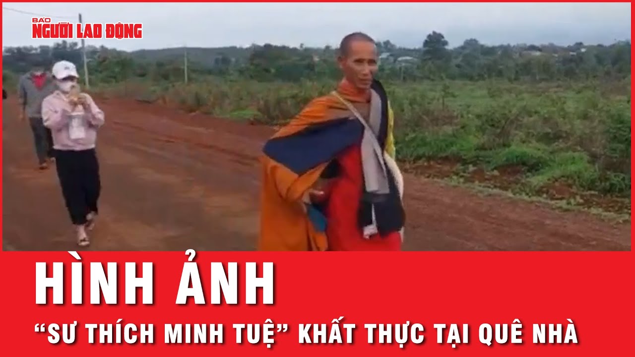 Video cập nhật: “Sư Thích Minh Tuệ” hoan hỷ đi khất thực sáng hôm nay tại quê nhà | Tin tức