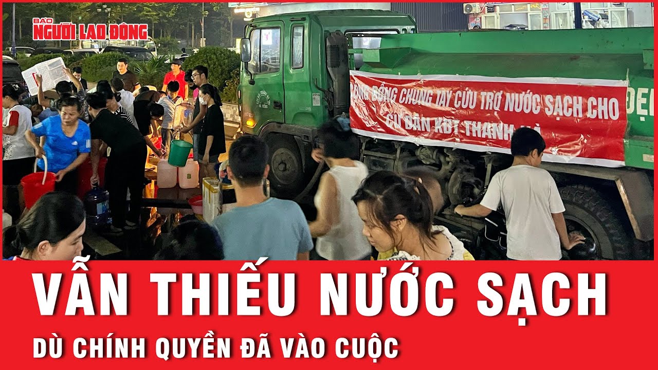 Đơn vị cung cấp nước làm “ngơ”, cư dân khu đô thị Thanh Hà “điêu đứng” vì thiếu nước | Tin nhanh