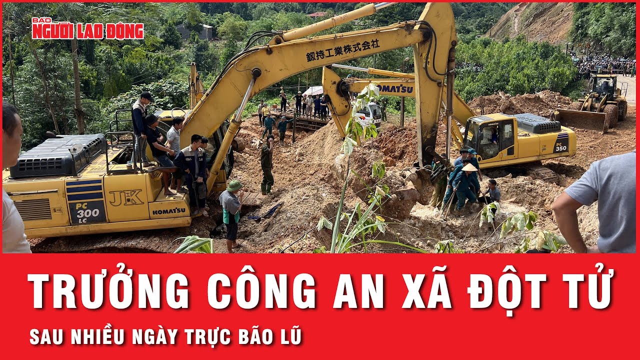 Nhiều ngày trực phòng chống bão lũ, thiếu tá trưởng công an xã đột tử trong ca trực | Tin nhanh