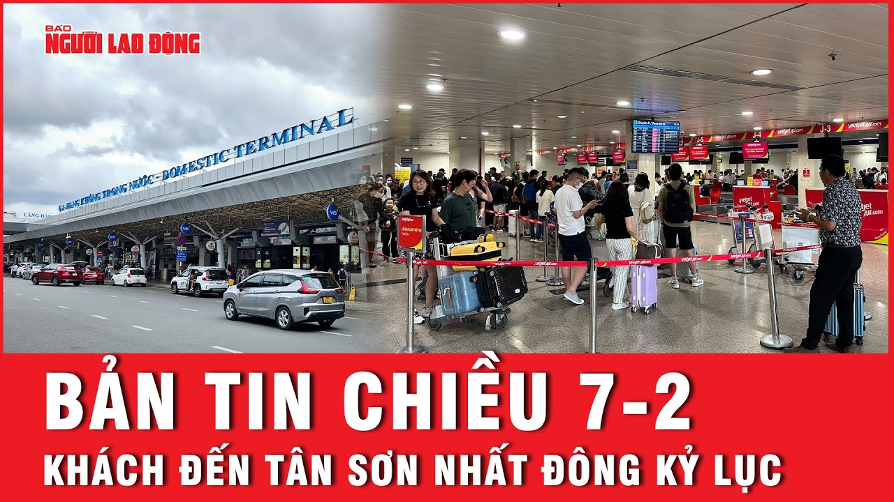 Sân bay Tân Sơn Nhất đạt lượng khách kỷ lục ngày 28 Tết | Báo Người Lao Động