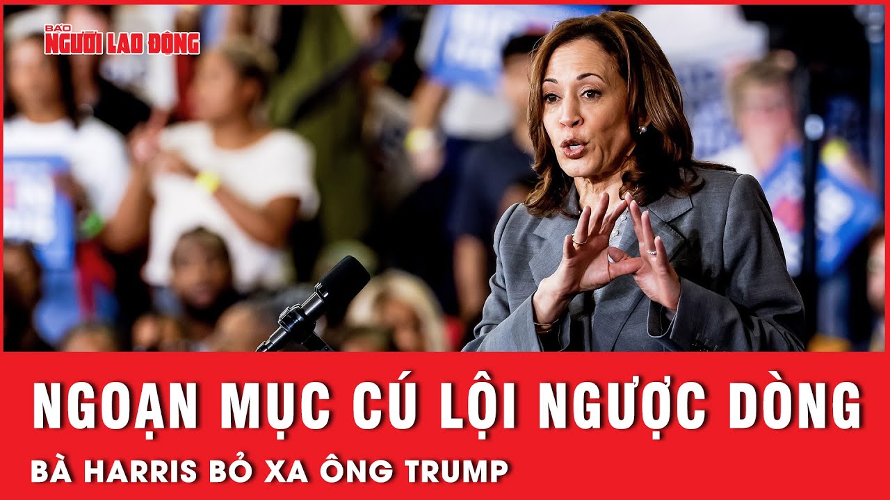 Ông Trump đau đầu đối phó cú lội ngược dòng ngoạn mục của đối thủ Harris | Tin quốc tế