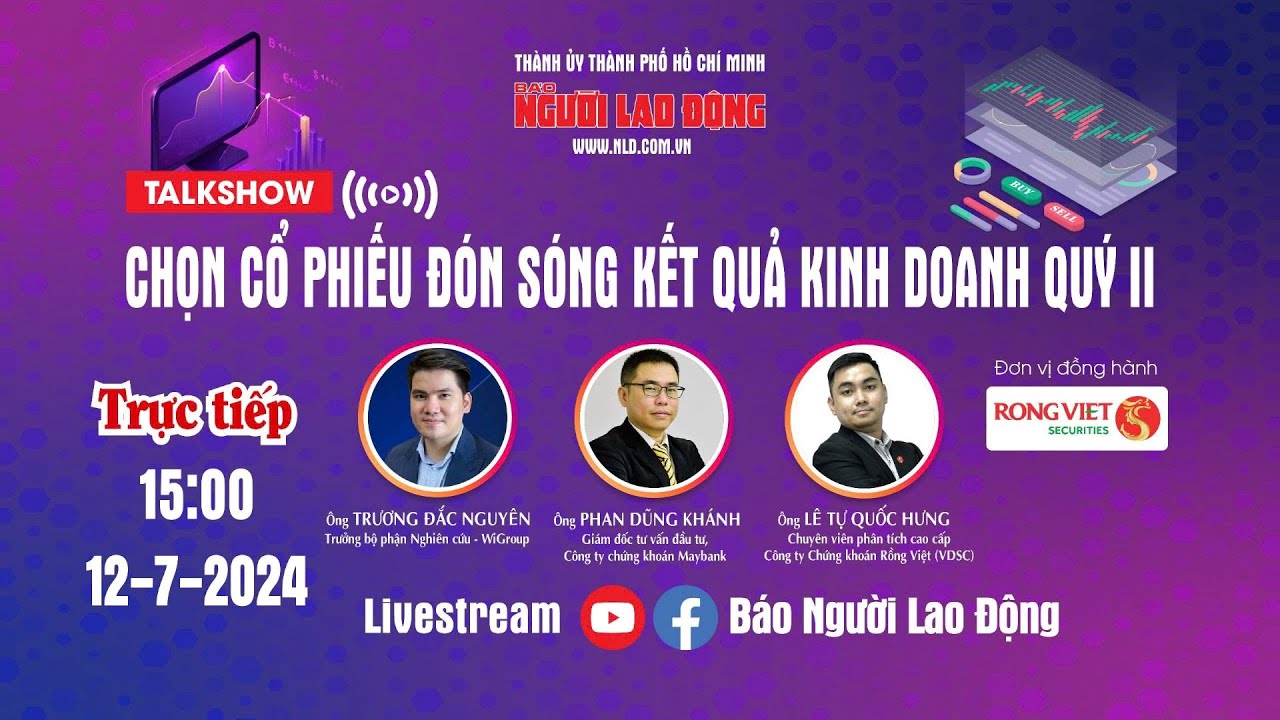 🔴 Talkshow "Chọn cổ phiếu đón sóng kết quả kinh doanh quý II"