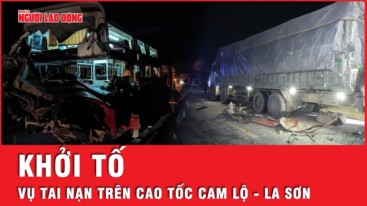 Cơ quan công an ra quyết định khởi tố vụ án TNGT trên Cam Lộ - La Sơn khiến 2 người tử vong