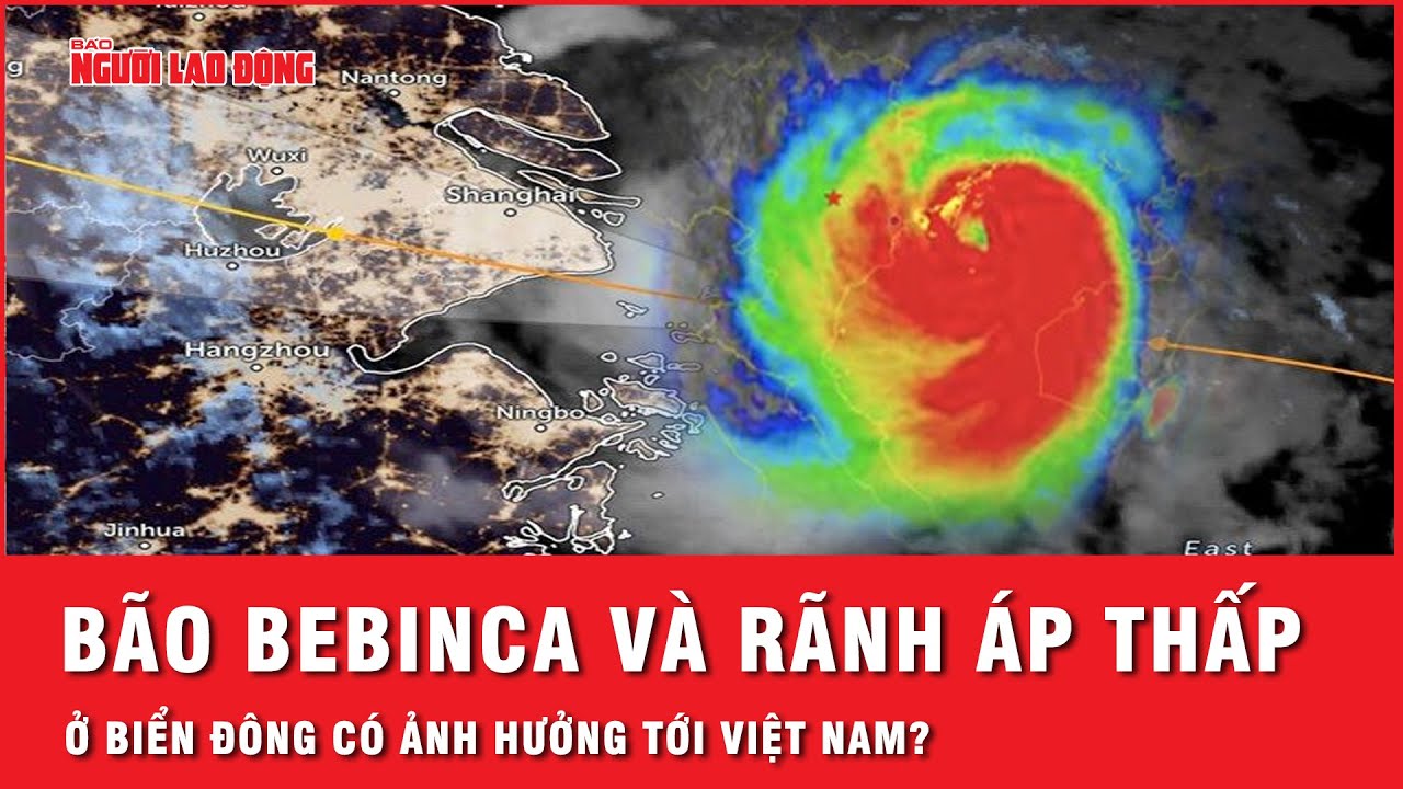 Bão Bebinca và rãnh áp thấp đang hoạt động ở biển Đông liệu có ảnh hưởng đến Việt Nam? | Thời sự