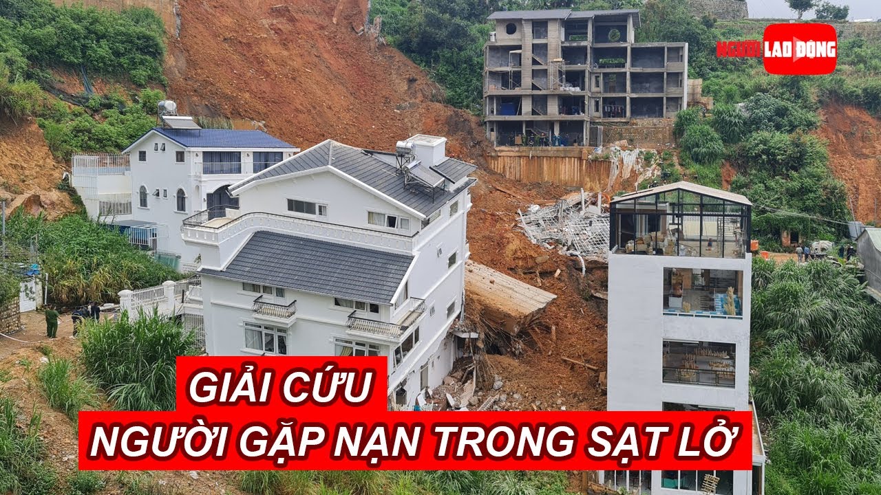 Giải cứu người gặp nạn trong vụ sạt lở ở Đà Lạt | NLĐO