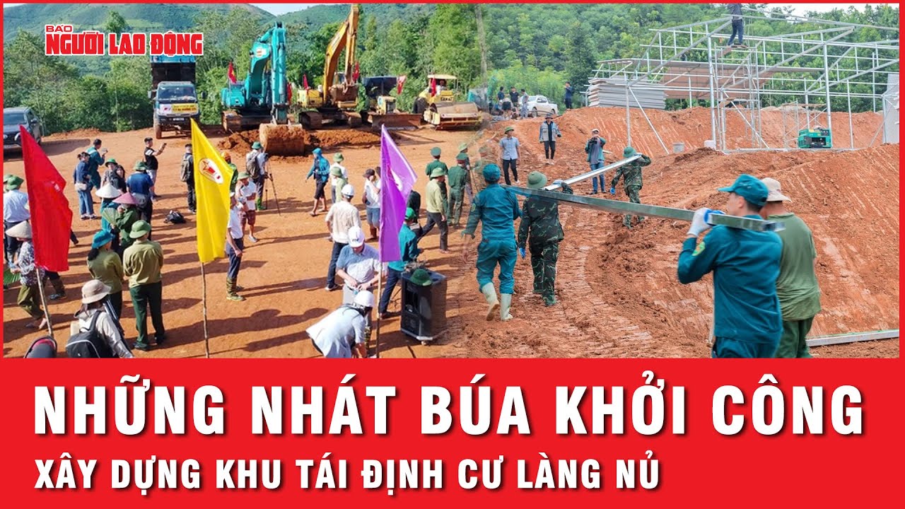 Chính thức khởi công xây dựng khu dân cư Làng Nủ tổng diện tích 10ha, 1.000 m2/hộ | Thời sự