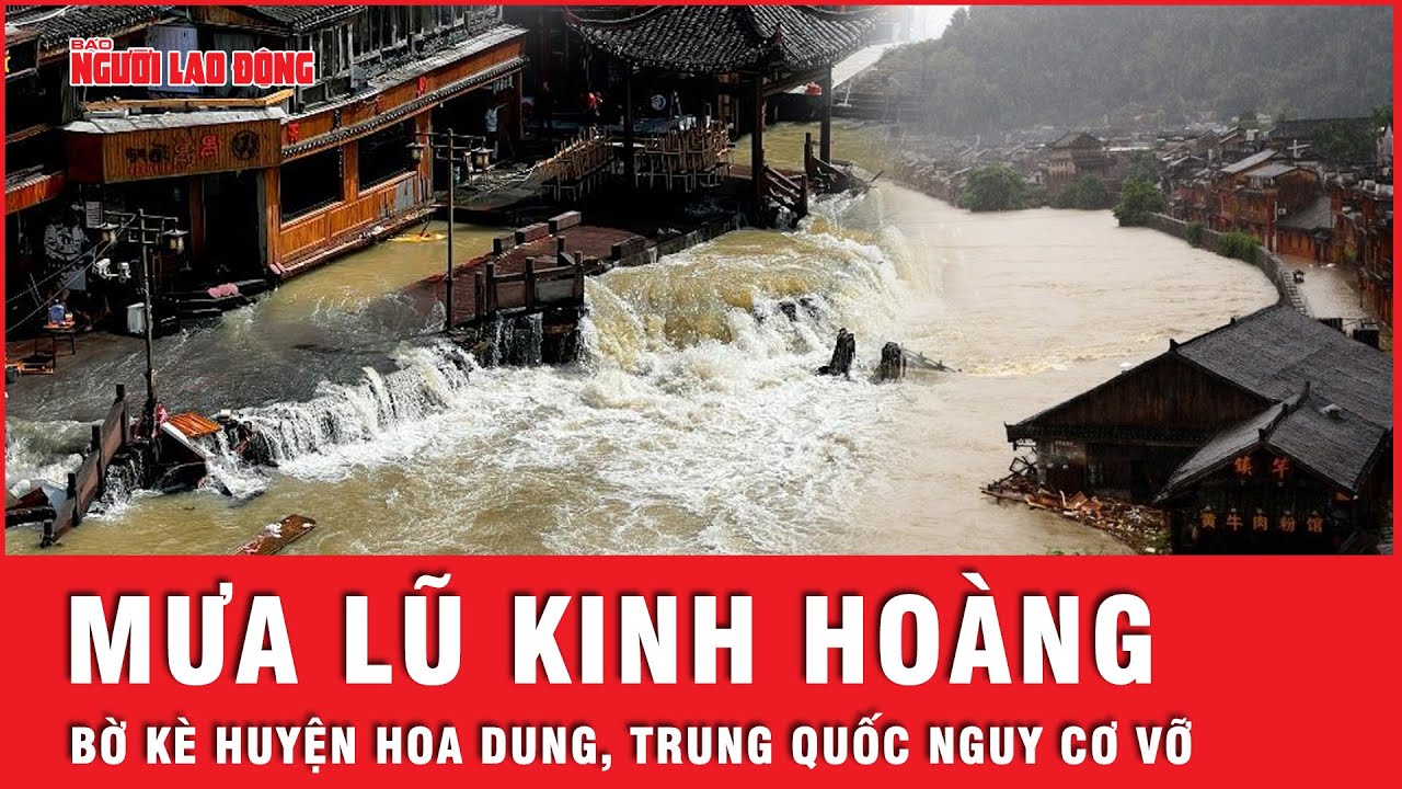 Sau vụ vỡ đập Hồ Động Đình, Trung Quốc đối mặt với nguy cơ bờ kè nứt lún, xói mòn | Tin thế giới