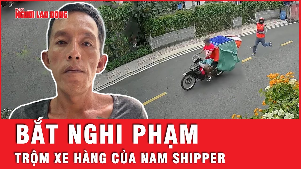 Bộ quần áo tố cáo kẻ trộm xe hàng của nam shipper | Tin nhanh