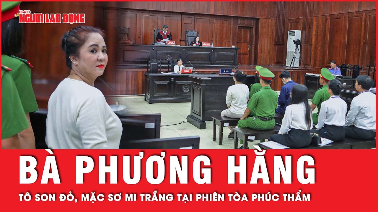 Cập nhật hình ảnh mới nhất của bà Phương Hằng tại phiên tòa xét xử phúc thẩm | Tin tức