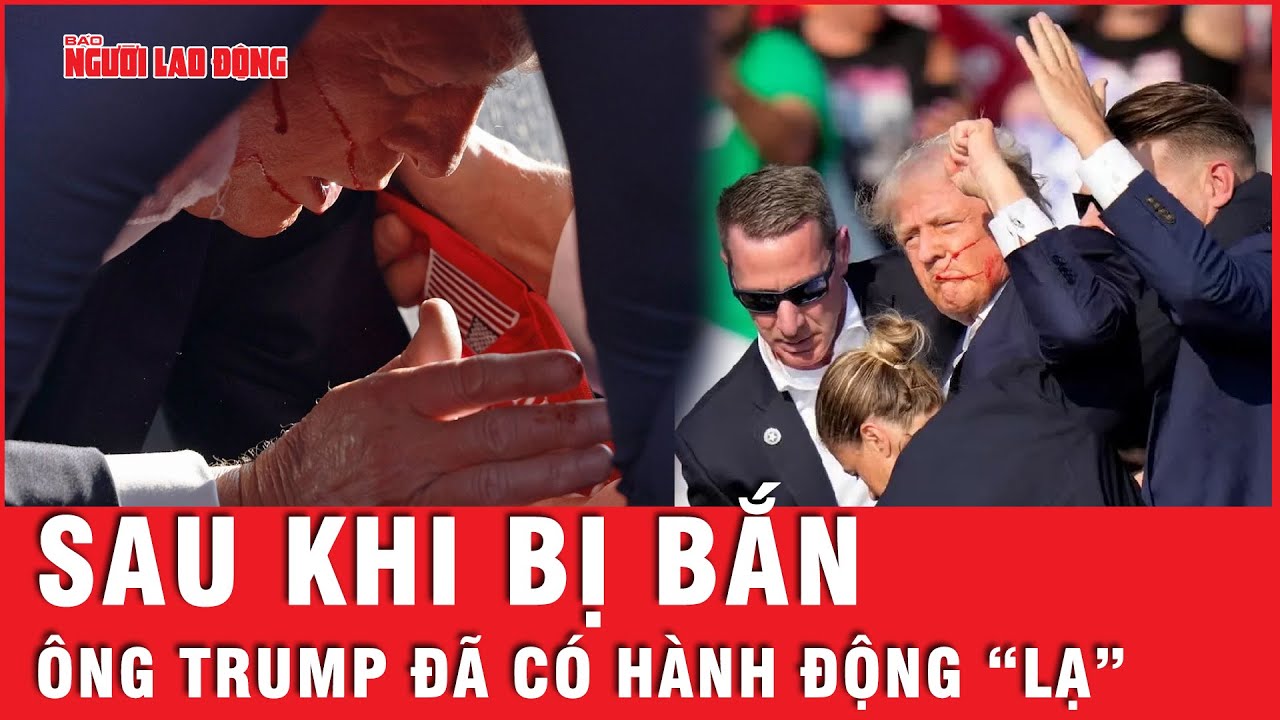 Tiết lộ hành động “lạ” của ông Trump sau khi bị nghi phạm ám sát bắn sượt tai | Tin thế giới