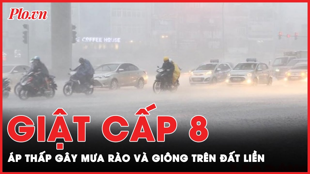 Áp thấp nhiệt đới trên Biển Đông giật cấp 8, gây mưa rào và giông trên đất liền | Tin nhanh