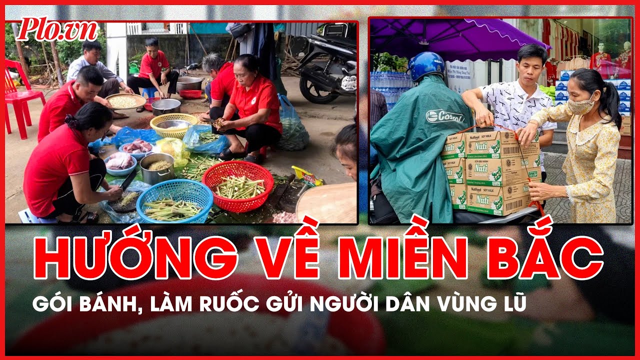 Hướng về miền Bắc: Quảng Trị gói bánh, làm ruốc hỗ trợ người dân vùng lũ - PLO