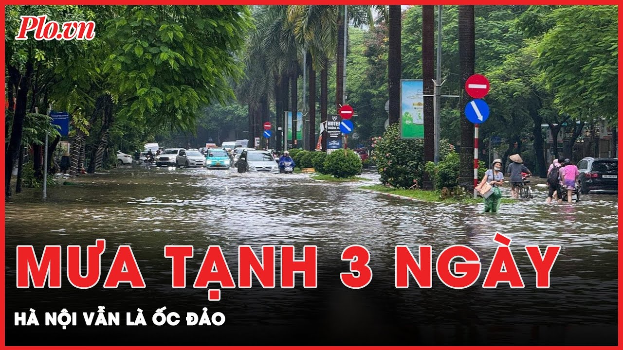 Một tuần sau mưa, người dân Hà Nội vẫn khốn khổ vì ngập lụt, nhiều nơi thành ốc đảo | Thời sự