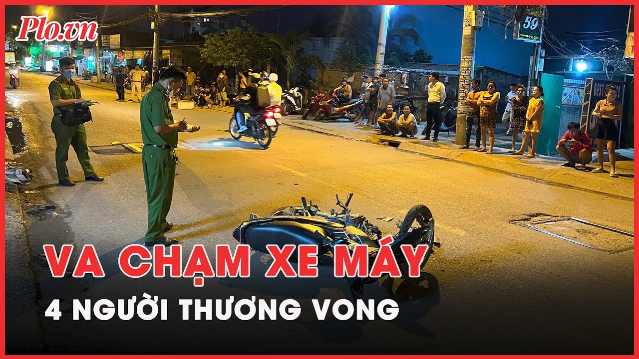 Thanh niên chạy lấn làn, tông xe máy khác làm 4 người thương vong - PLO