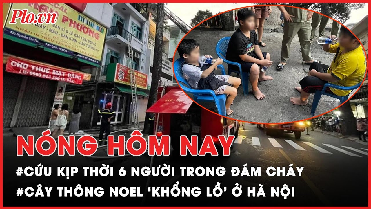 Nóng hôm nay - Cứu kịp thời 6 người mắc kẹt trong đám cháy nhà ở TP.HCM- PLO