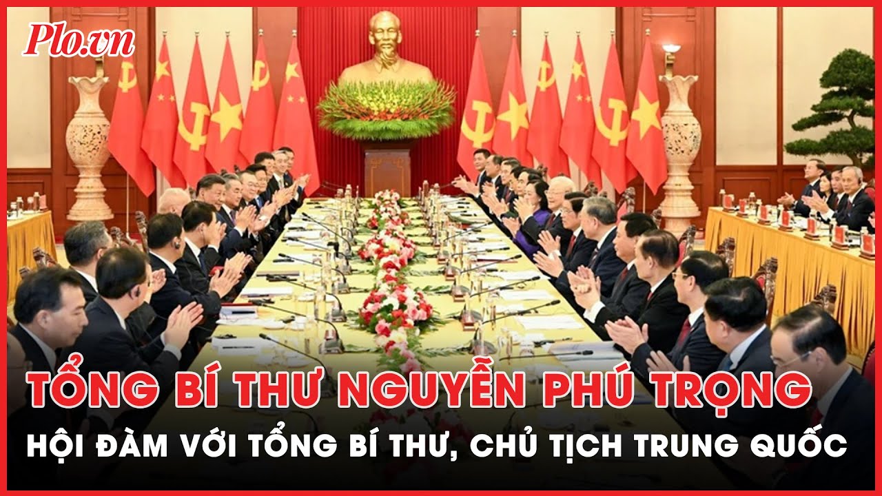 Tổng Bí thư Nguyễn Phú Trọng hội đàm với Tổng Bí thư, Chủ tịch Trung Quốc Tập Cận Bình