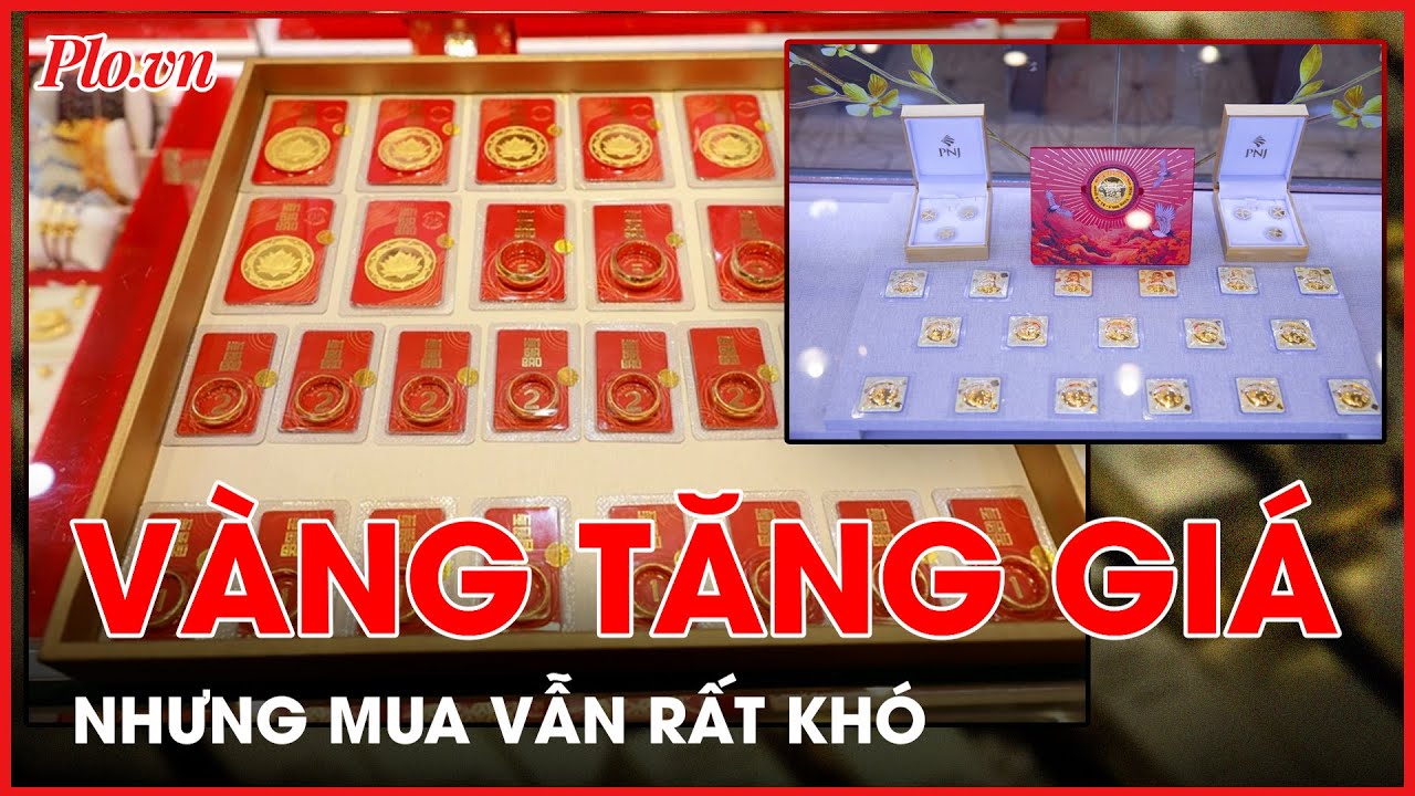 Giá vàng thế giới leo thang, mua vàng trong nước trực tuyến liên tục hết phiên giao dịch - PLO