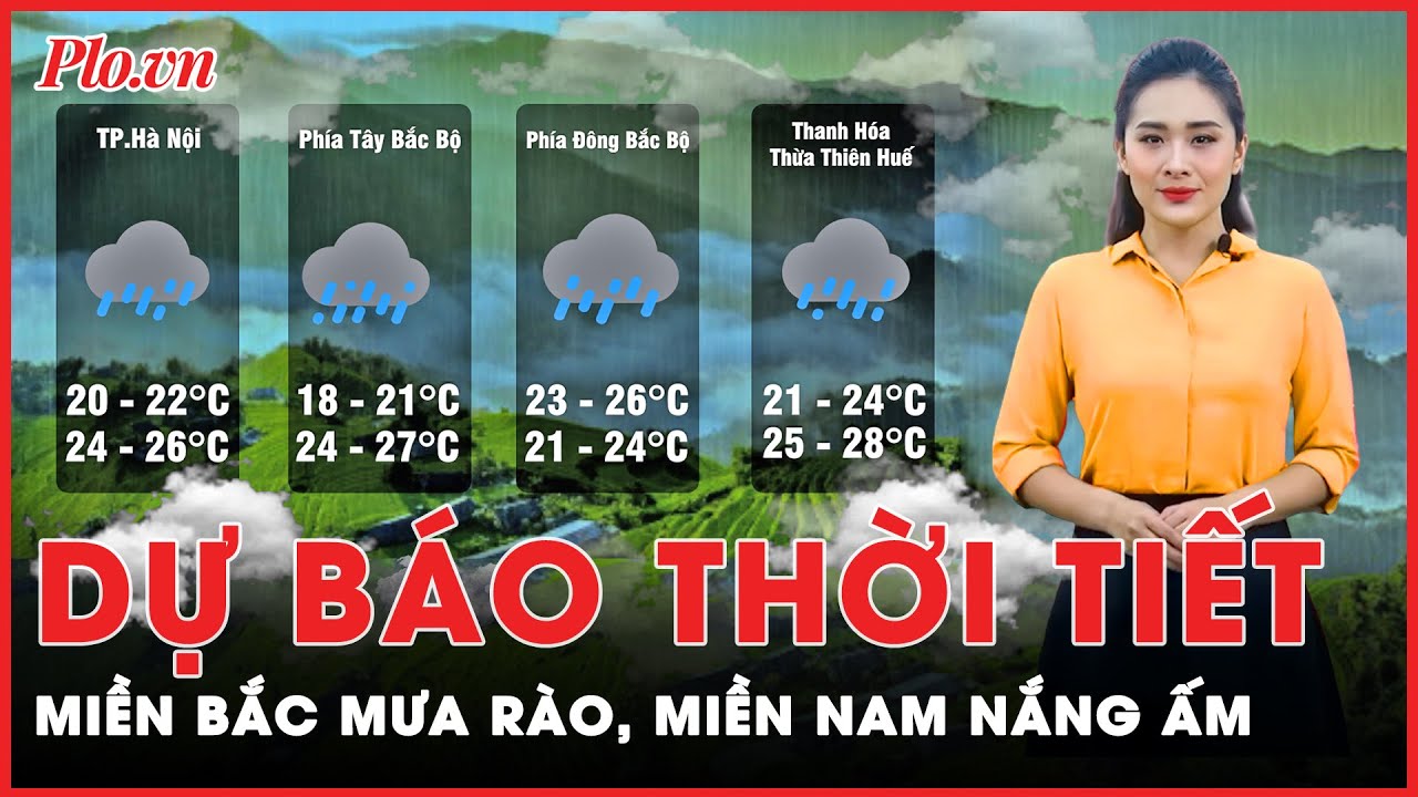 Dự báo thời tiết đêm nay và ngày mai 13-12: Miền Bắc mưa rào trước khi đón không khí lạnh | PLO