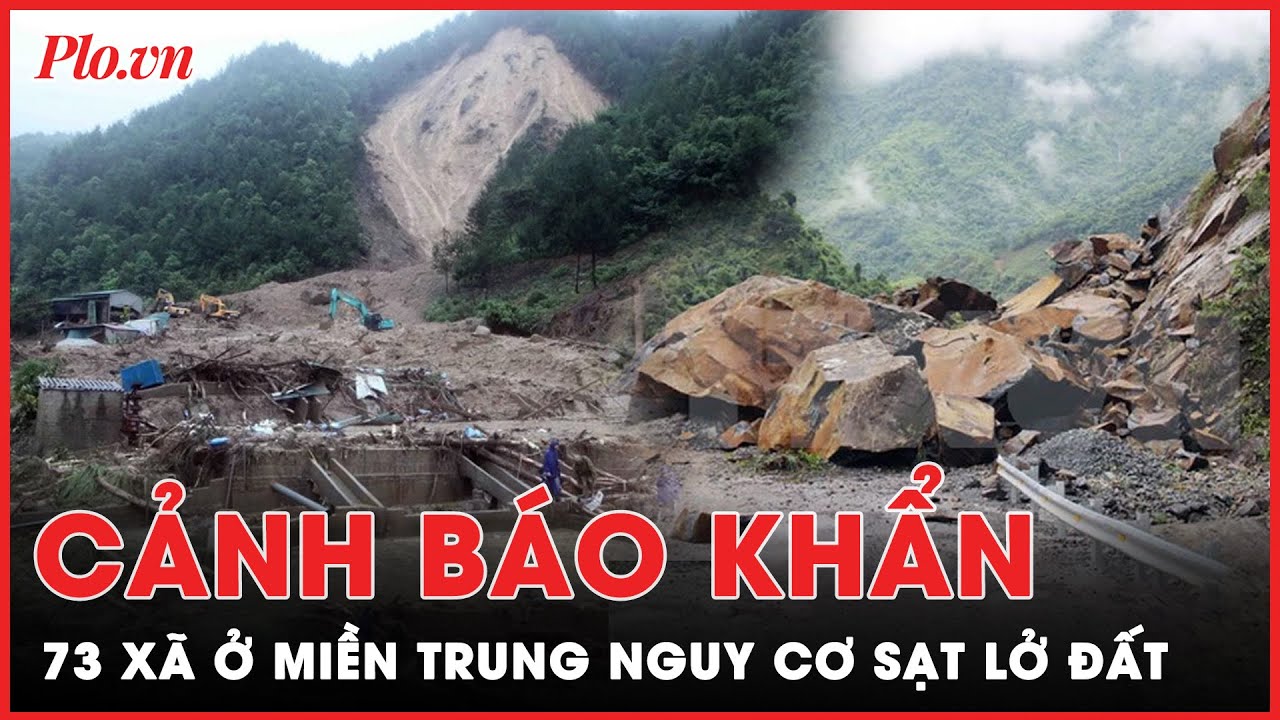 Cảnh báo khẩn cấp về lũ quét và sạt lở đất tại 73 xã miền Trung sau khi bão số 4 suy yếu | Thời sự