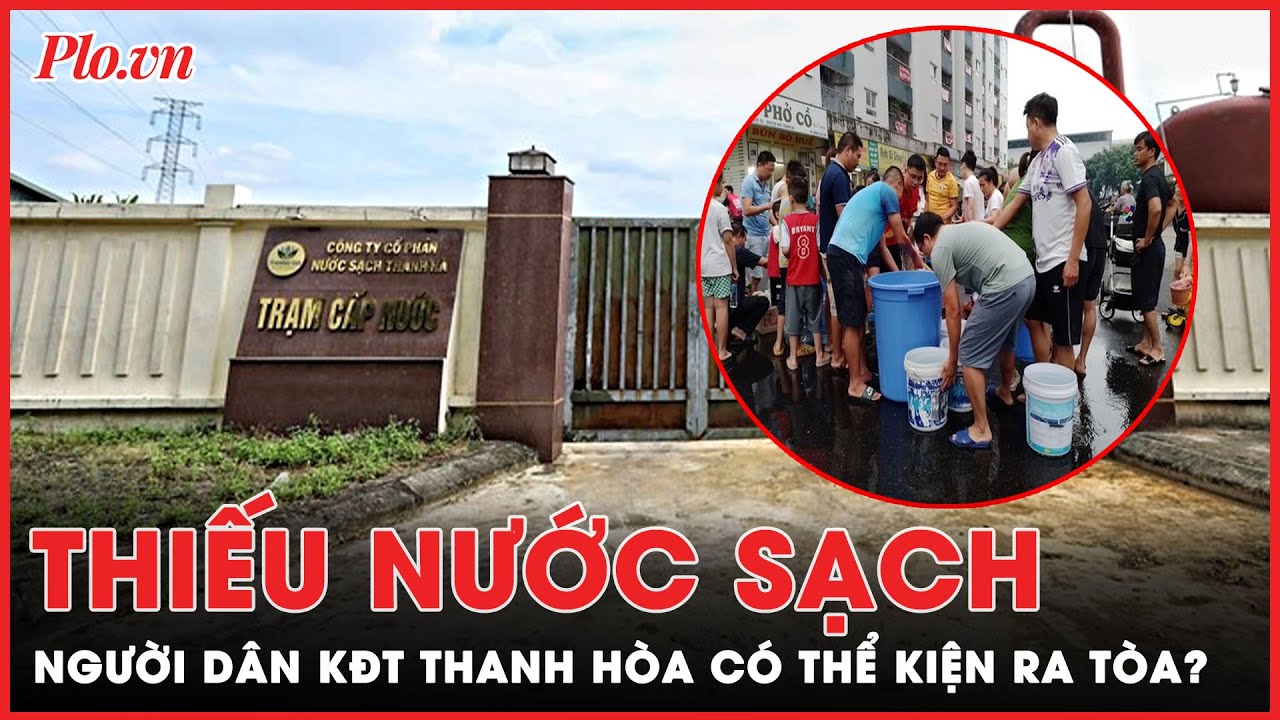 Vụ thiếu nước sạch: Người dân KĐT Thanh Hà có thể kiện ra tòa để giải quyết | Tin nhanh