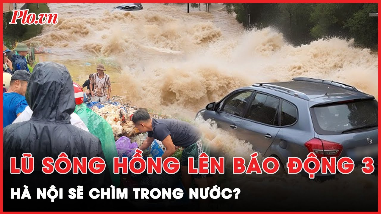 Hà Nội sẽ chìm trong nước khi lũ sông Hồng lên mức báo động 3? | Thời sự