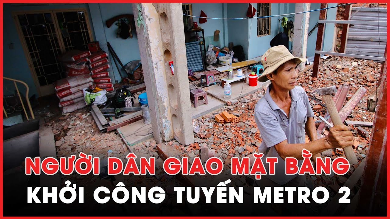 Người dân đồng lòng giao mặt bằng để khởi công tuyến Metro 2 - PLO