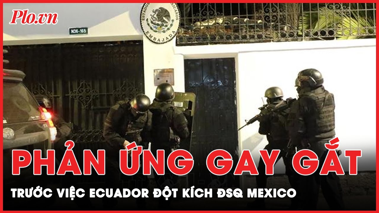 Phản ứng gay gắt của các nước Mỹ Latinh trước việc Đại sứ quán Mexico bị Ecuador đột kích | PLO