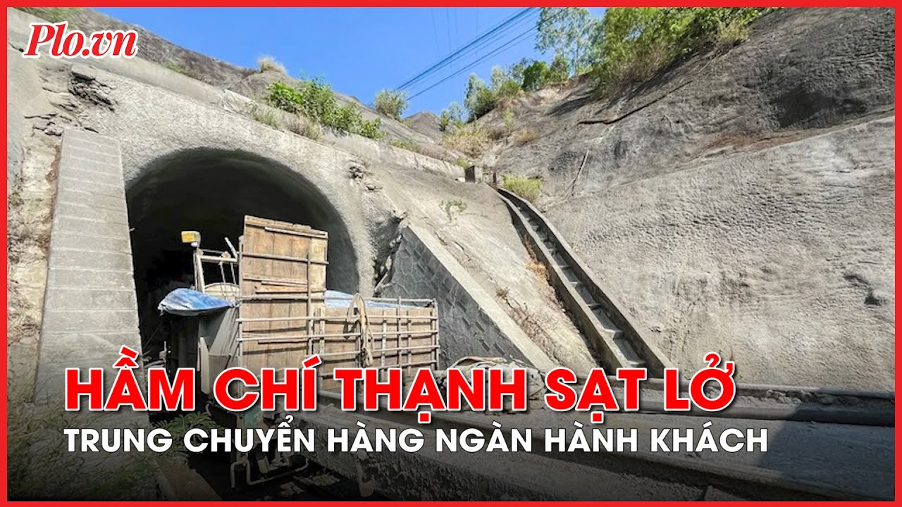 Hầm đường sắt Chí Thạnh tiếp tục sạt lở, hàng ngàn khách được trung chuyển - PLO