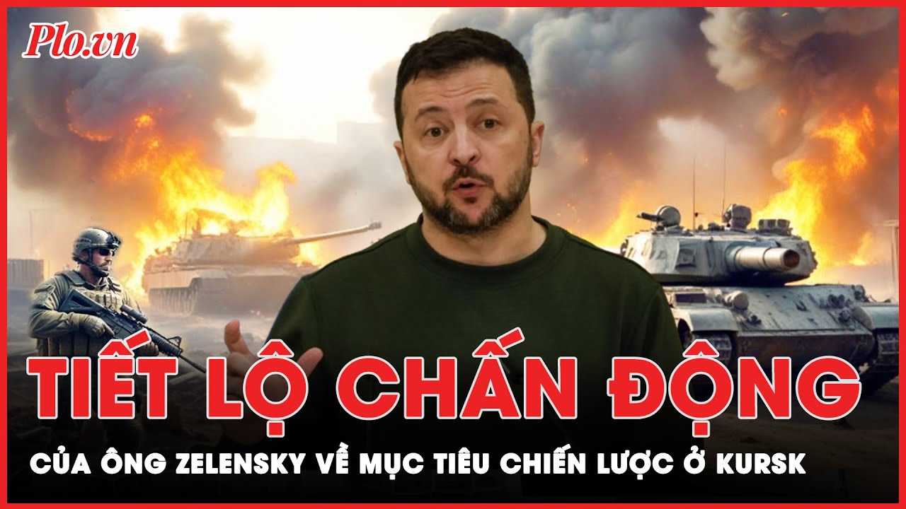 Tiết lộ chấn động của ông Zelensky về mục tiêu chiến lược ở Kursk | Thời sự quốc tế