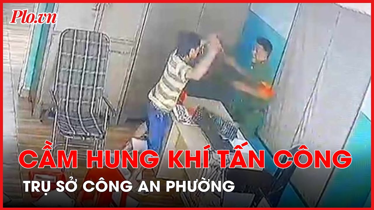 TP.HCM: Người đàn ông cầm hung khí vào trụ sở tấn công công an phường - PLO