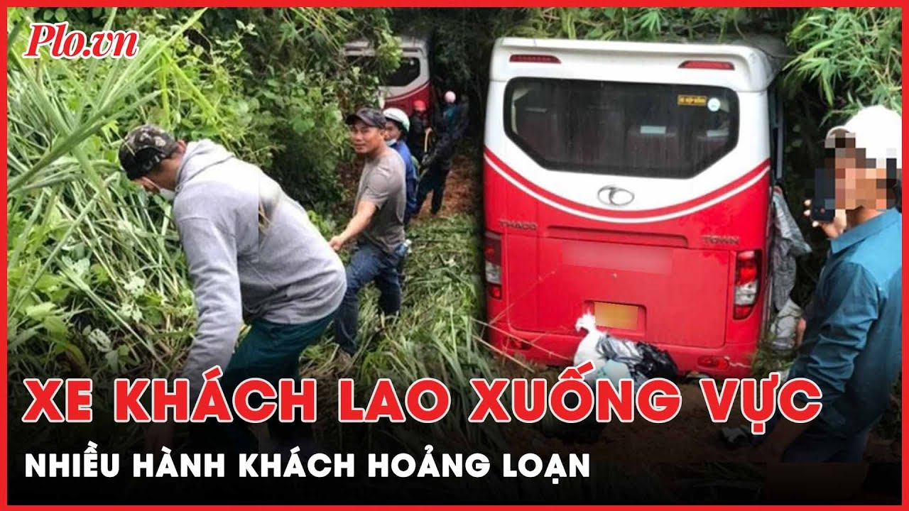 Bình Thuận: Xe khách chở 25 người lao xuống vực khiến nhiều hành khách bị thương | PLO