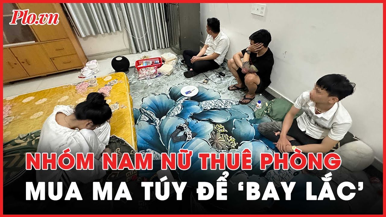 Bắt quả tang nhóm nam nữ thanh niên thuê phòng, mua ma túy để ‘bay lắc’ tại Tân Bình - PLO