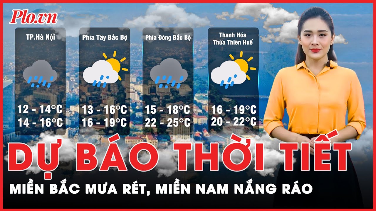 Dự báo thời tiết ngày 28-2: Bắc Bộ và Bắc Trung Bộ mưa nhỏ rải rác, Nam Bộ trời nắng nóng | Tin tức