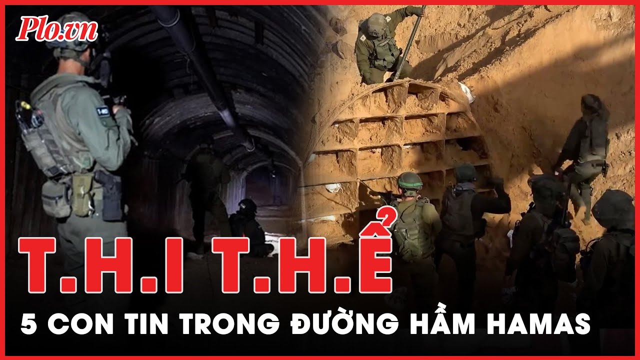 5 t.h.i t.h.ể con tin Israel được phát hiện trong đường hầm của Hamas  | Tin thế giới