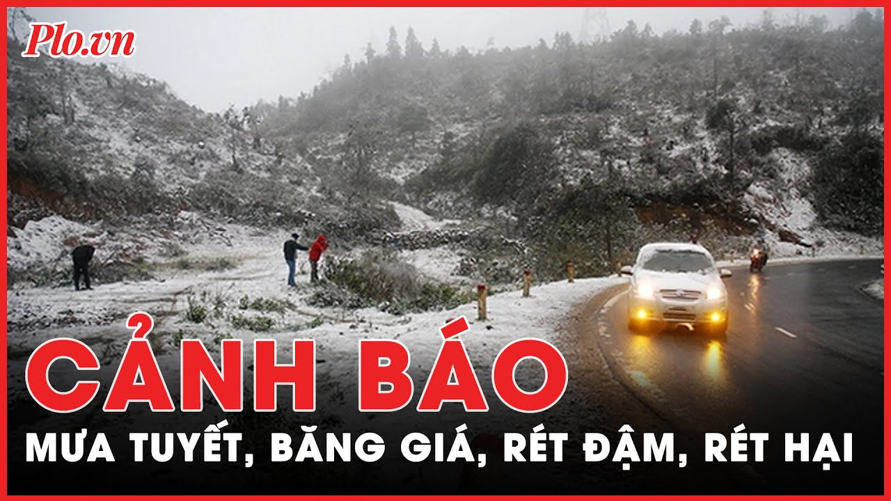 Cảnh báo thời tiết: Bắc bộ, Bắc Trung bộ rét đậm rét hại; Miền núi mưa tuyết, băng giá | PLO