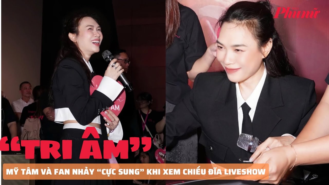 Mỹ Tâm và fan nhảy “cực sung” khi xem chiếu đĩa liveshow “Tri Âm” | Báo Phụ Nữ