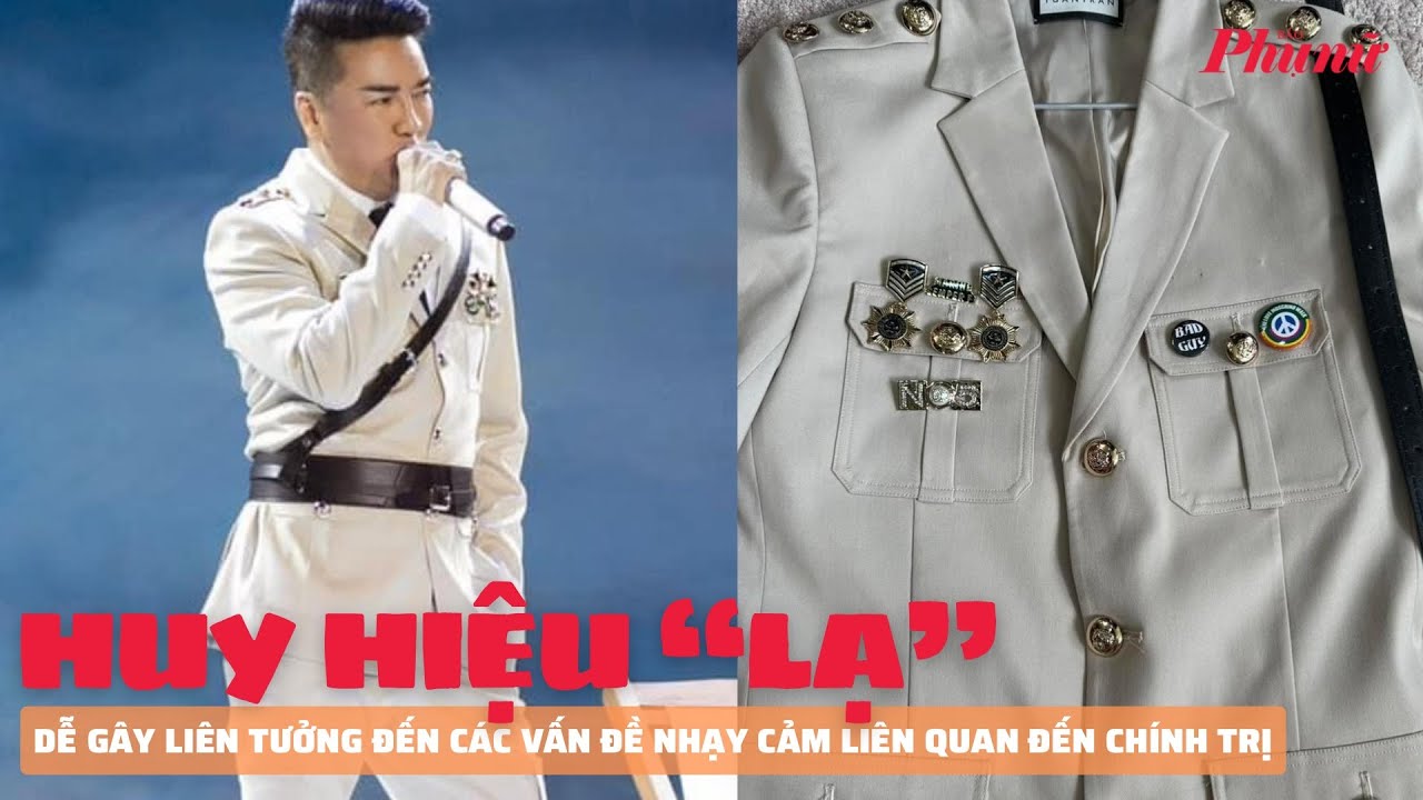 Trang phục có huy hiệu “lạ” của Đàm Vĩnh Hưng dễ gây liên tưởng đến các vấn đề nhạy cảm | Báo Phụ Nữ