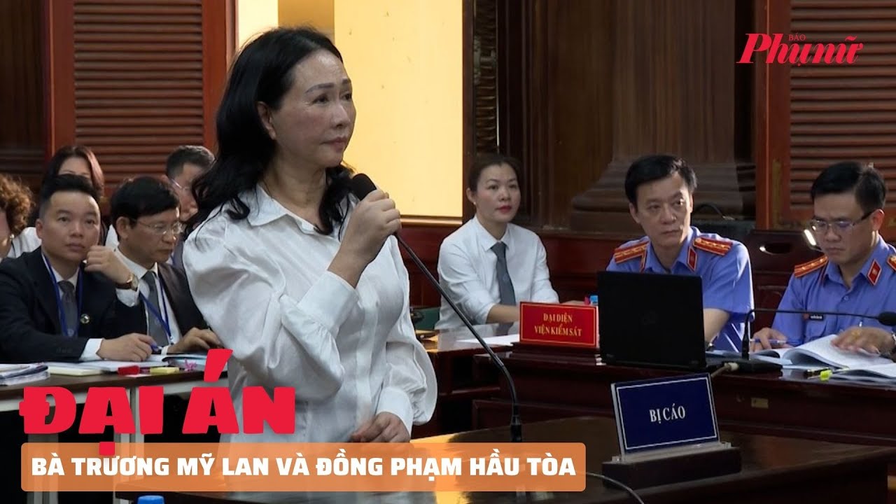 Bà Trương Mỹ Lan cùng đồng phạm hầu tòa | Báo Phụ Nữ