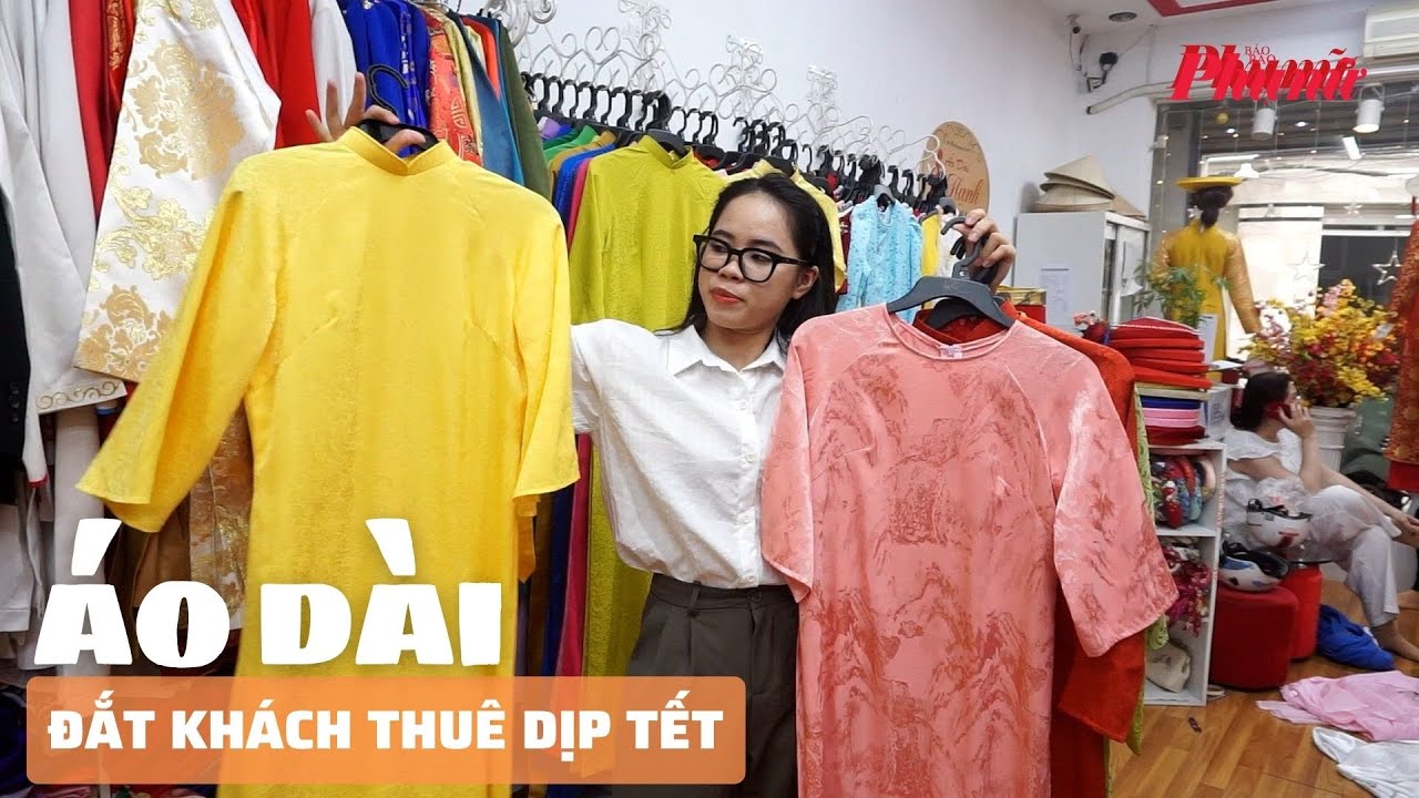 Dịch vụ cho thuê áo dài đắt khách dịp tết | Báo Phụ Nữ