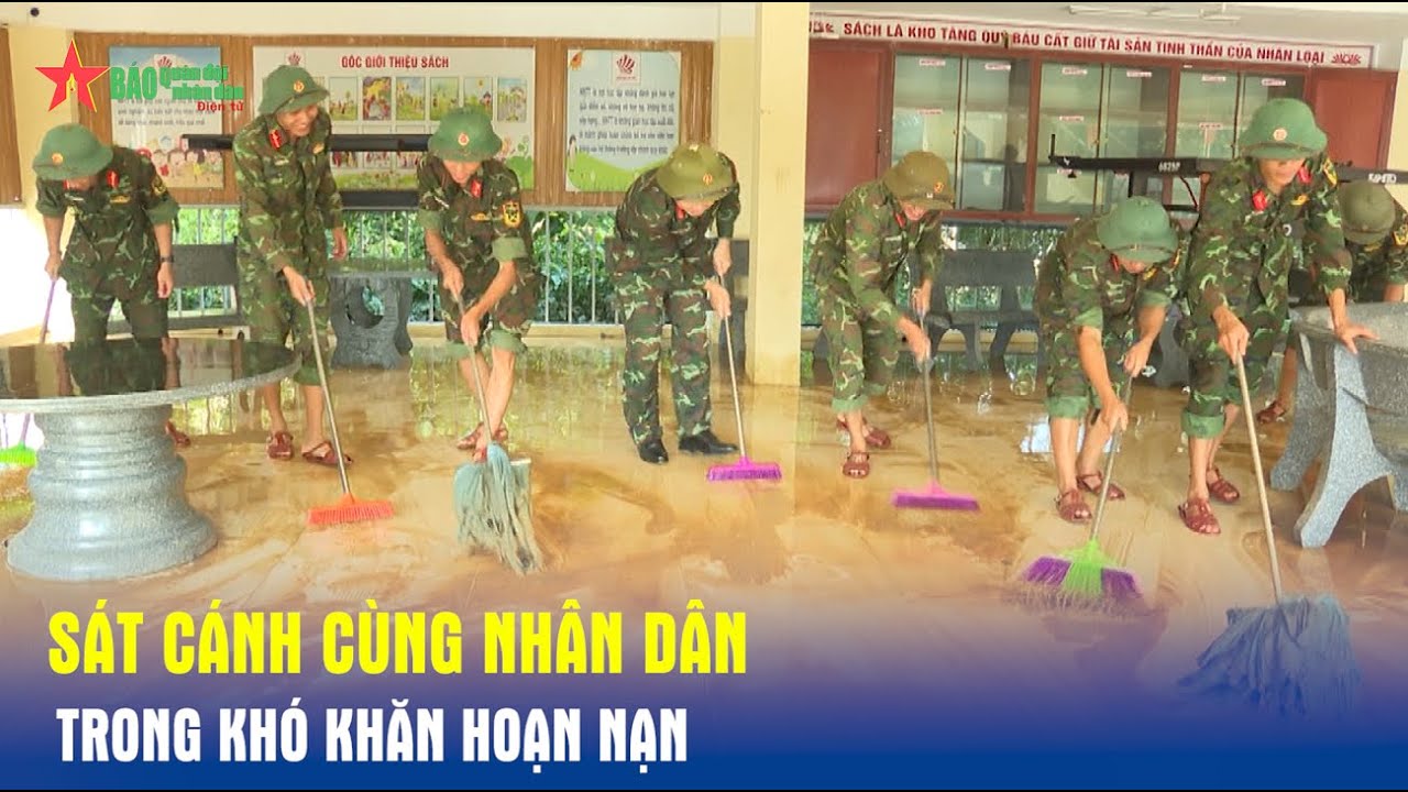 Sát cánh cùng nhân dân trong khó khăn hoạn nạn- Báo QĐND