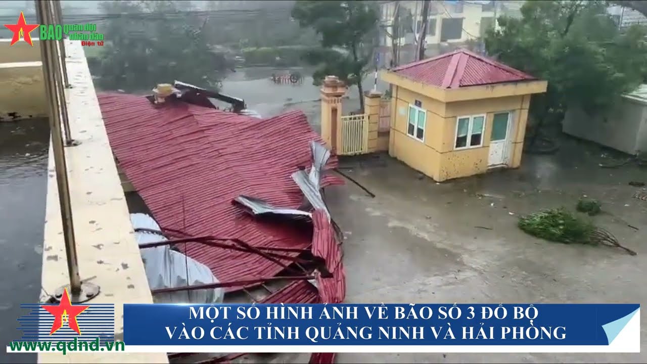 Trực tiếp bão số 3 Yagi: Hình ảnh bão số 3 càn quét Quảng Ninh và Hải Phòng- Báo QĐND