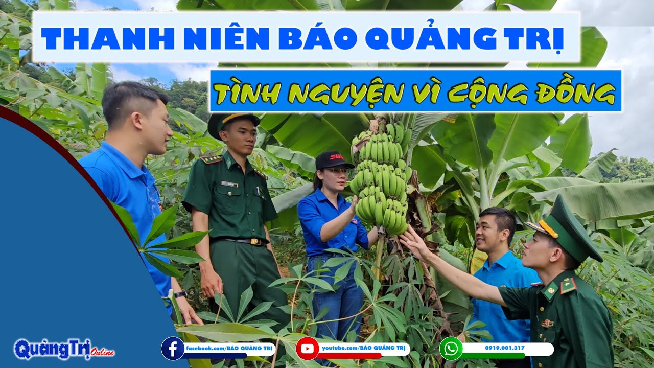 Thanh niên Báo Quảng Trị tình nguyện vì cộng đồng