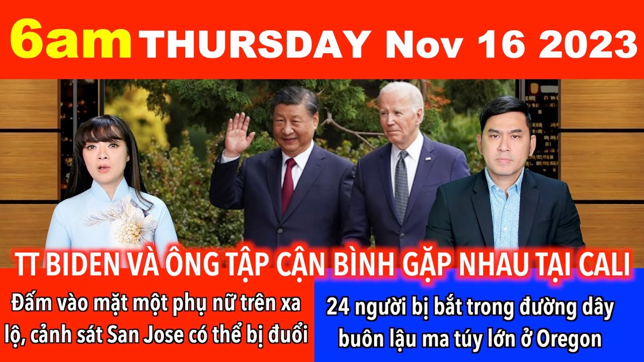 🇺🇸Nov 16, 2023 Tập Cận Bình im lặng khi được hỏi tại California: “Ông có tin tưởng TT Biden không?”