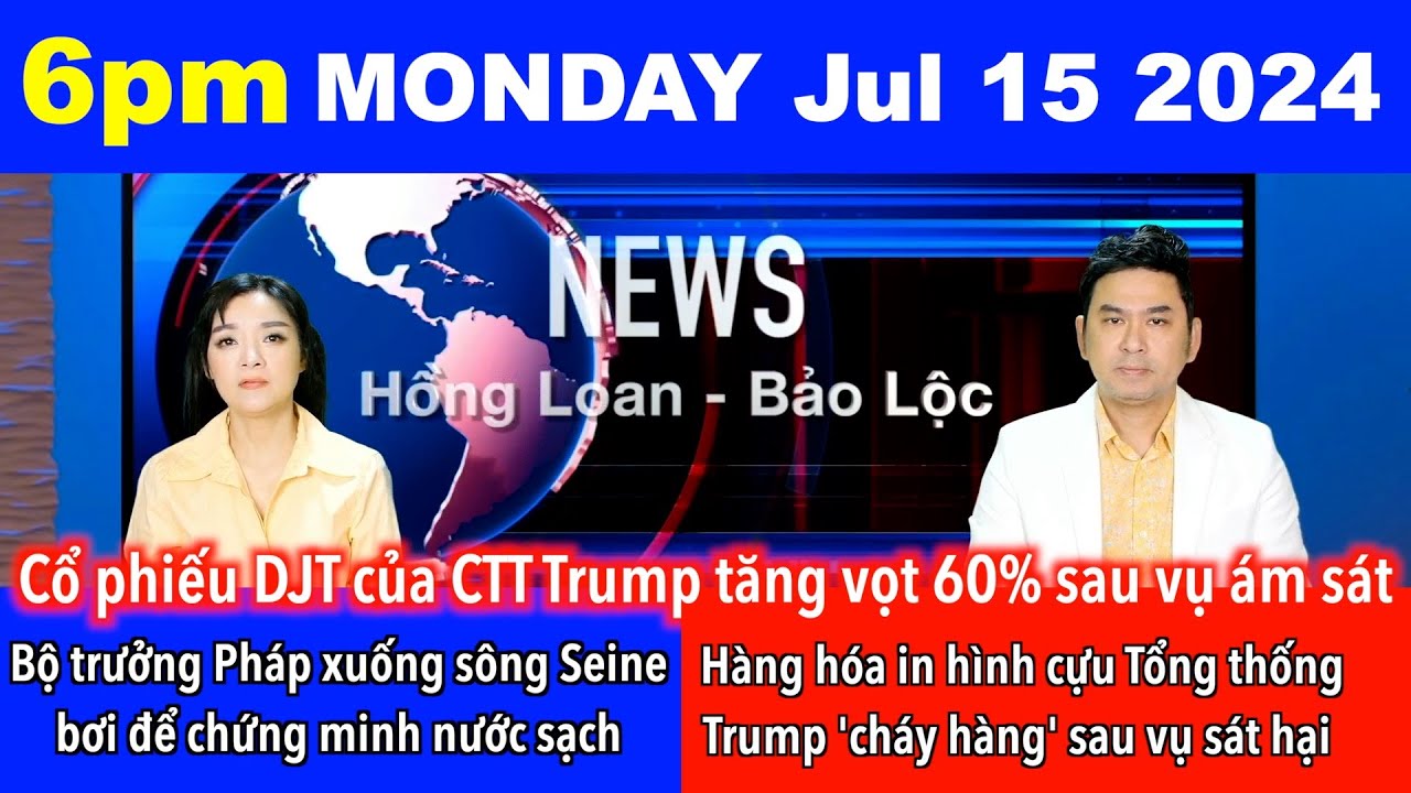 🇺🇸Jul 15, 2024 Cổ phiếu DJT của Cựu TT Trump tăng vọt 60% sau vụ sát hại