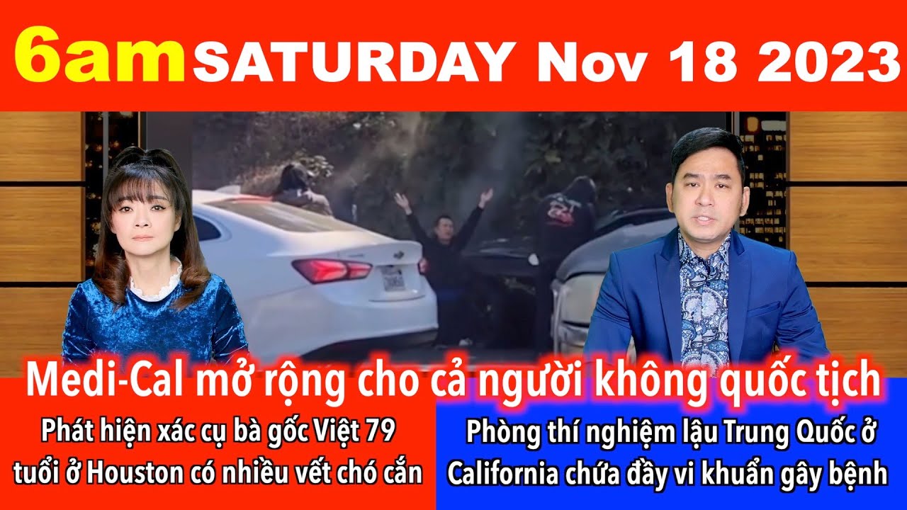 🇺🇸Nov 18, 2023 Lại thêm một vụ dựng tai nạn, gí súng cướp của trên xa lộ 405 Little Saigon